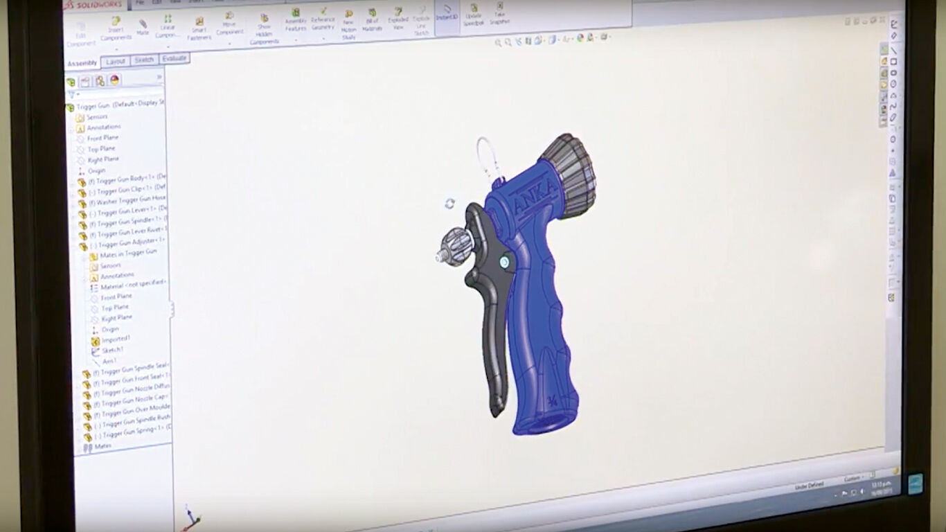 Anka Apex nozzle on Solidworks